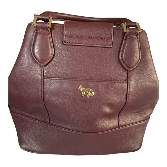 Emma Fox Purple Burgundy Dome Satchel - Picture 5 of 12